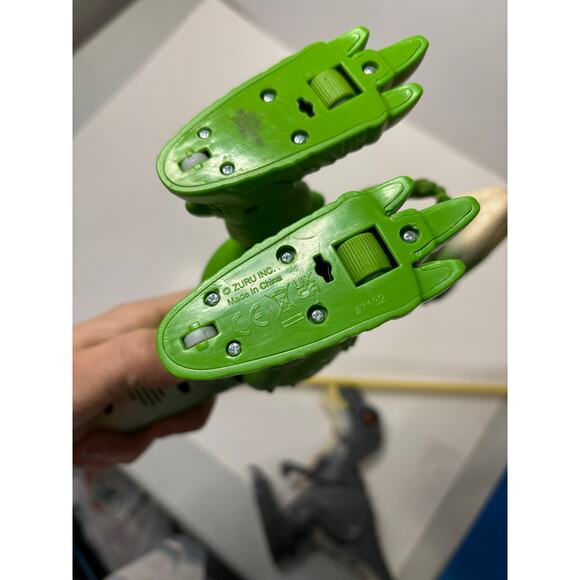 Zuru Robo Alive Walking and Growling T-rex Pair Green Gray TESTED - Picture 4 of 7